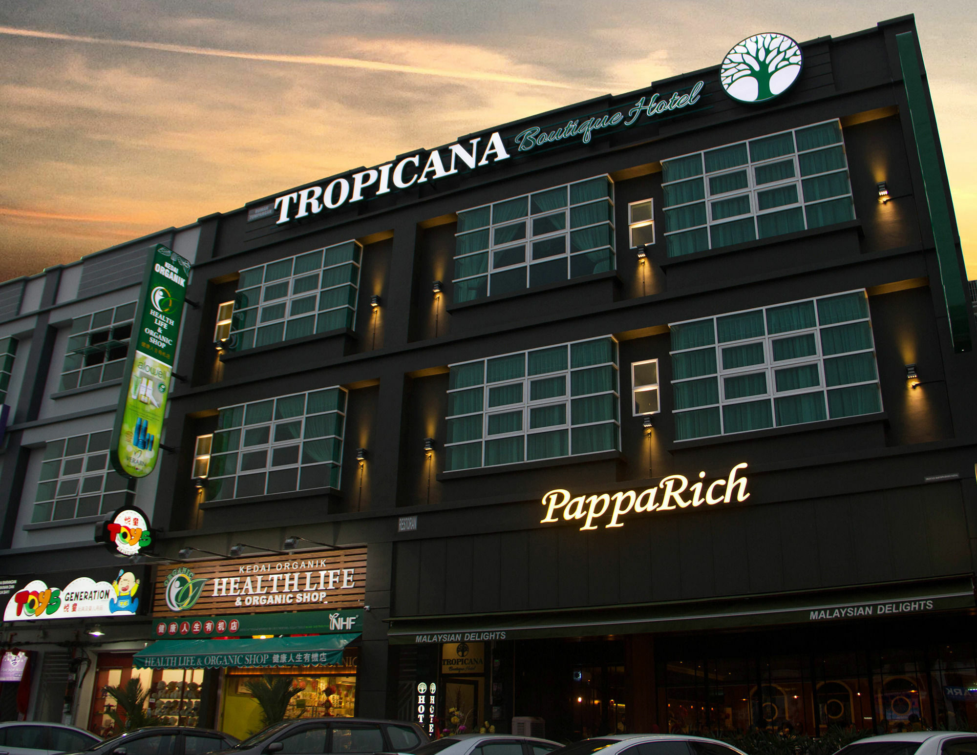 Tropicana Boutique Hotel Muar Eksteriør billede